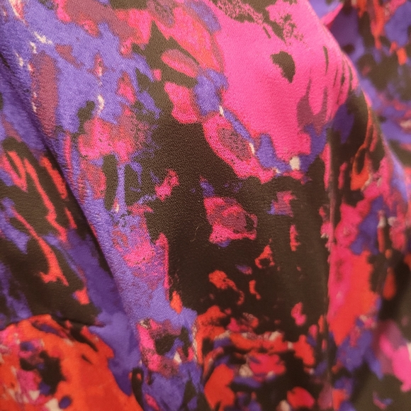 2/ $40 Thyme maternity colorful empire waist dress xl - Picture 2 of 6